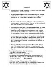 English Worksheet: Covenant