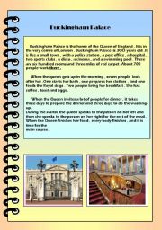 English Worksheet: Buckingham Palace