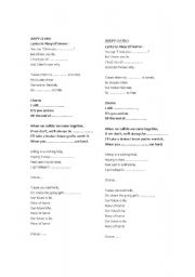 English worksheet: Biffy Clyro Many of Horror song listening