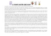 English worksheet: an Easter tale