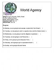 English Worksheet: Future with going to