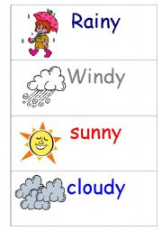 English Worksheet: weather