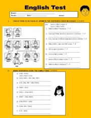 English Worksheet: POSSESSIVE