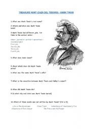 English Worksheet: Mark Twain