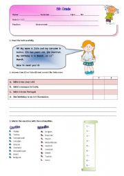 English Worksheet: Worksheet