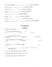 English Worksheet: study tag questions
