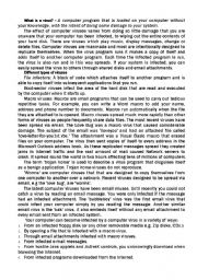 What is a computer virus? (2 pages)