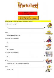 English worksheet: Are you a student