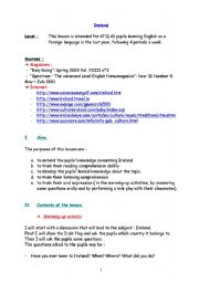 English Worksheet: Ireland