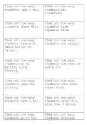 English Worksheet: Find out How many  students ...