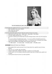    	WEBQUEST: THE VICTORIAN AGE (PART 1)