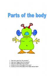 PARTS OF THE BODY