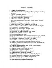 English Worksheet: 