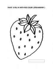 English worksheet: coloring pictures to kinder students