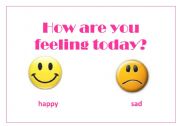 English Worksheet: feelings