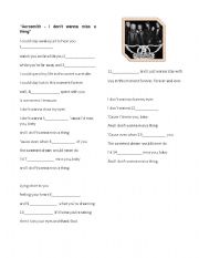 English worksheet: listening