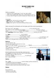 English Worksheet: So Not Over You