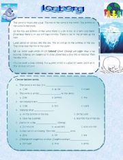 English Worksheet: Iceberg