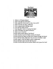 English Worksheet: The Circuit Unit Under The Wire