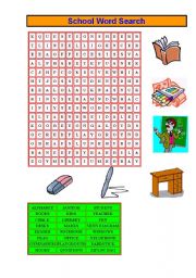 school word search