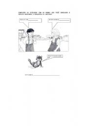 English Worksheet: Hi and Hello