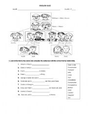 English Worksheet: A pop quiz on the genitive case
