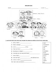 English Worksheet: FORM B OF THE POP QUIZ ON THE GENITIVE CASE