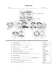 FORM B OF THE POP QUIZ ON THE GENITIVE CASE