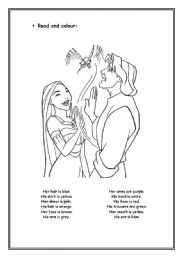 English Worksheet: His - her