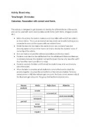 English Worksheet: Academic word list AWL - Vocabulary building for students EAP 2