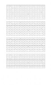 English worksheet: Family wordsearch