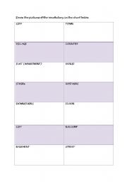 English Worksheet: where do you live?