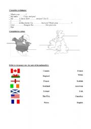 English worksheet: introduce yourself 2