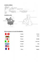 English Worksheet: introduce yourself 2