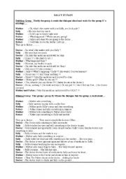 English Worksheet: Drama Activity - Dubbing and Miming