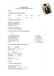 English Worksheet: Song The Climb