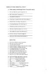 English worksheet: some questions at 8. grade