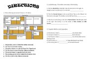 English Worksheet: Directions