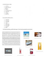 English Worksheet: MEDICAL HANDOUT
