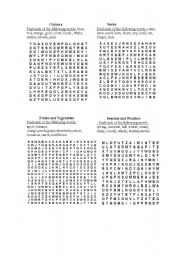 English Worksheet: soups set_donna