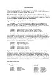 English Worksheet: Comparative Essay