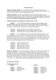 English worksheet: Comparative Essay