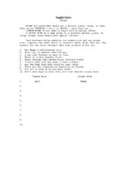 English Worksheet: Nouns