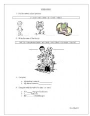 English worksheet: activity