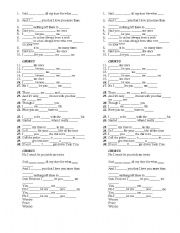 English worksheet: TRICK ME WORKSHEET