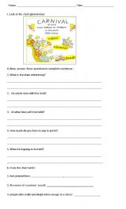 English Worksheet: Picture Comprehension