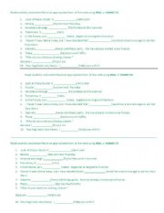 English Worksheet: conditionals quiz