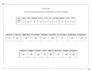 English worksheet: the numbers (0-90)