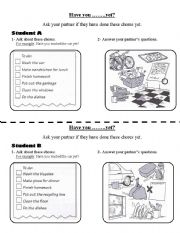 English Worksheet: Have you ...... yet?