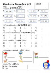 KK Phonetic worksheet
